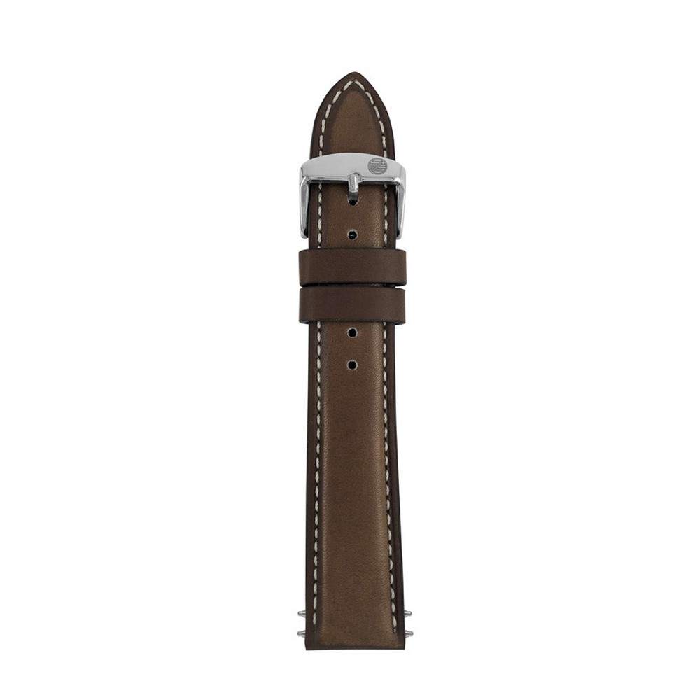 Zeppelin Dark Brown Leather Strap 20/18mm 9LZ0407CN2018
