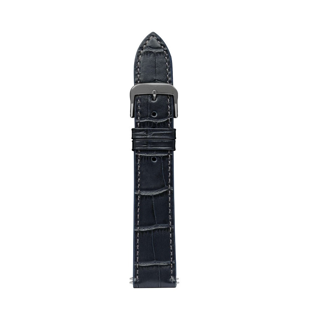 Zeppelin Croco Blue Leather Strap 20/18mm 9L322638412CA2018