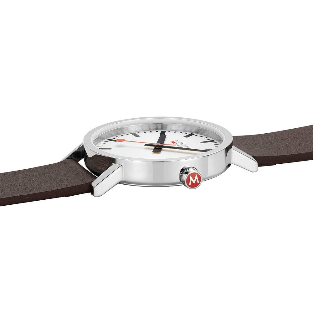 Mondaine Classic Brown Vegan Watch A660.30360.11SBGV - 40mm