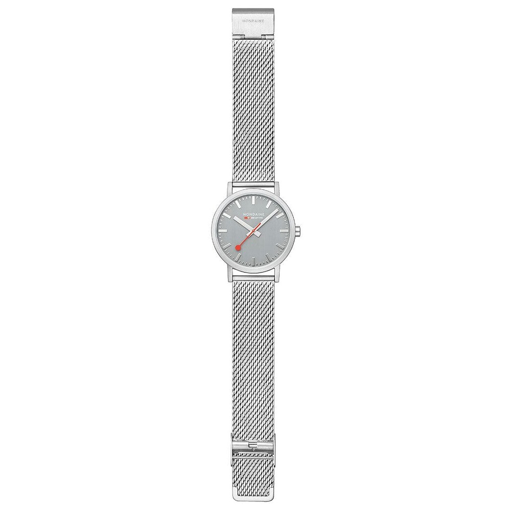 Mondaine Classic Stainless Steel Gray Watch A660.30360.80SBJ - 40mm