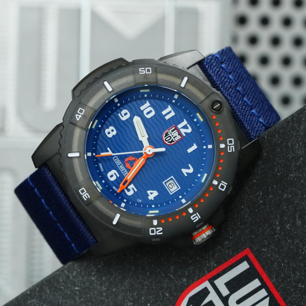 Luminox XS.8903.ECO Orologio Uomo Al Quarzo Svizzero - Cinturino NATO In Plastica Oceanica Riciclata