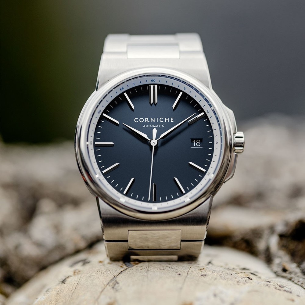Corniche La Grande Stainless Steel With Blue Dial - 39mm