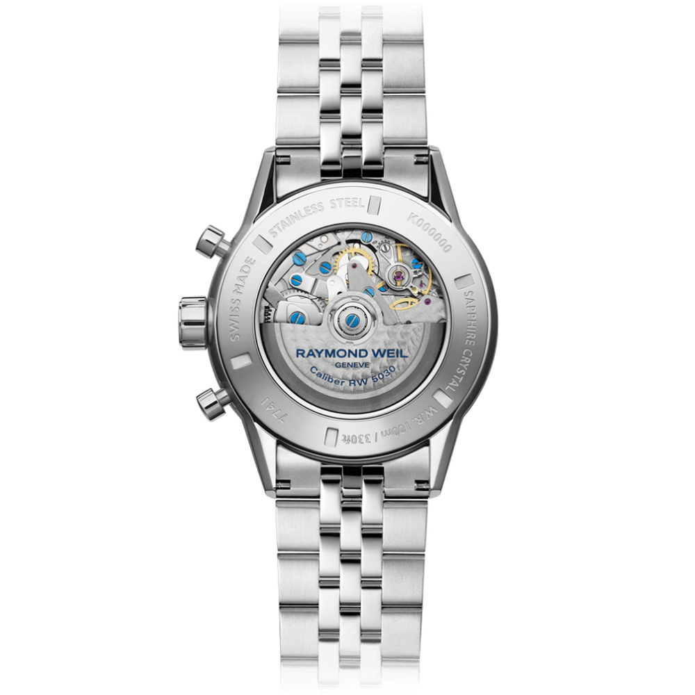 Raymond Weil Freelancer Men's Automatic Chronograph Bracelet Watch 7741-ST3-50021 - 43.5mm