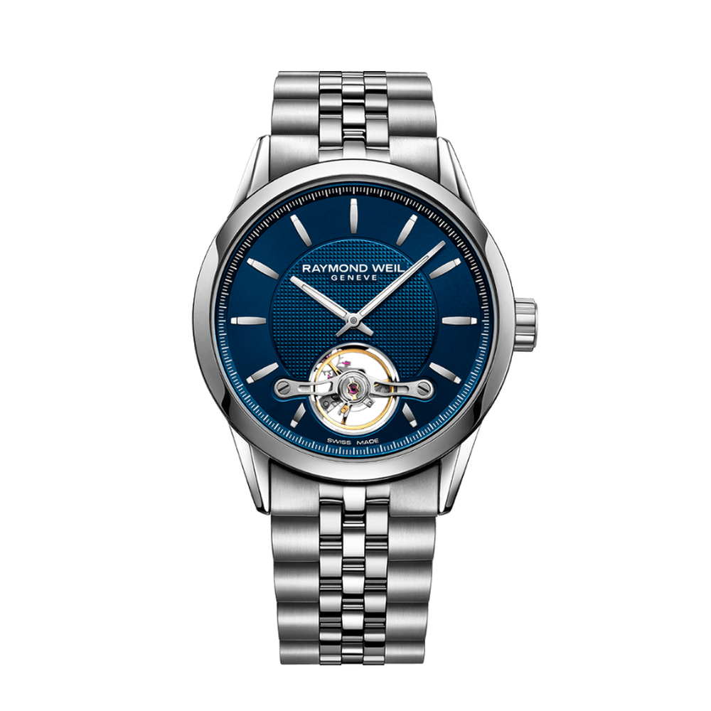 Raymond Weil Freelancer Calibre RW1212 Automatic Blue Steel Watch 2780-ST-50001 - 42mm