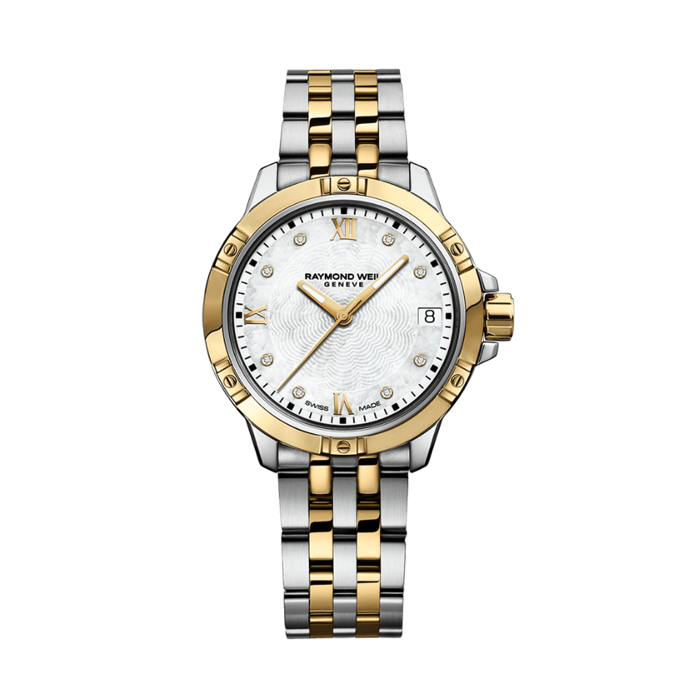 Raymond Weil Tango Classic Ladies Quartz Gold Two-Tone Stainless Steel Diamond Watch 5960-STP-00995 - 30mm