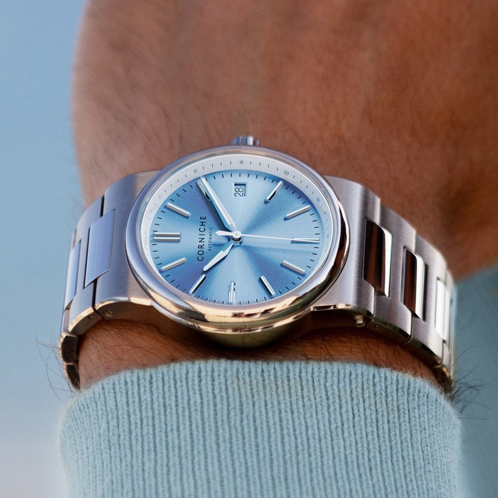 Corniche La Grande Corniche Bleu Horizon Sunburst Dial - 39mm