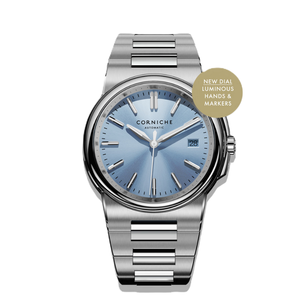 Corniche La Grande Corniche Bleu Horizon Sunburst Dial - 39mm