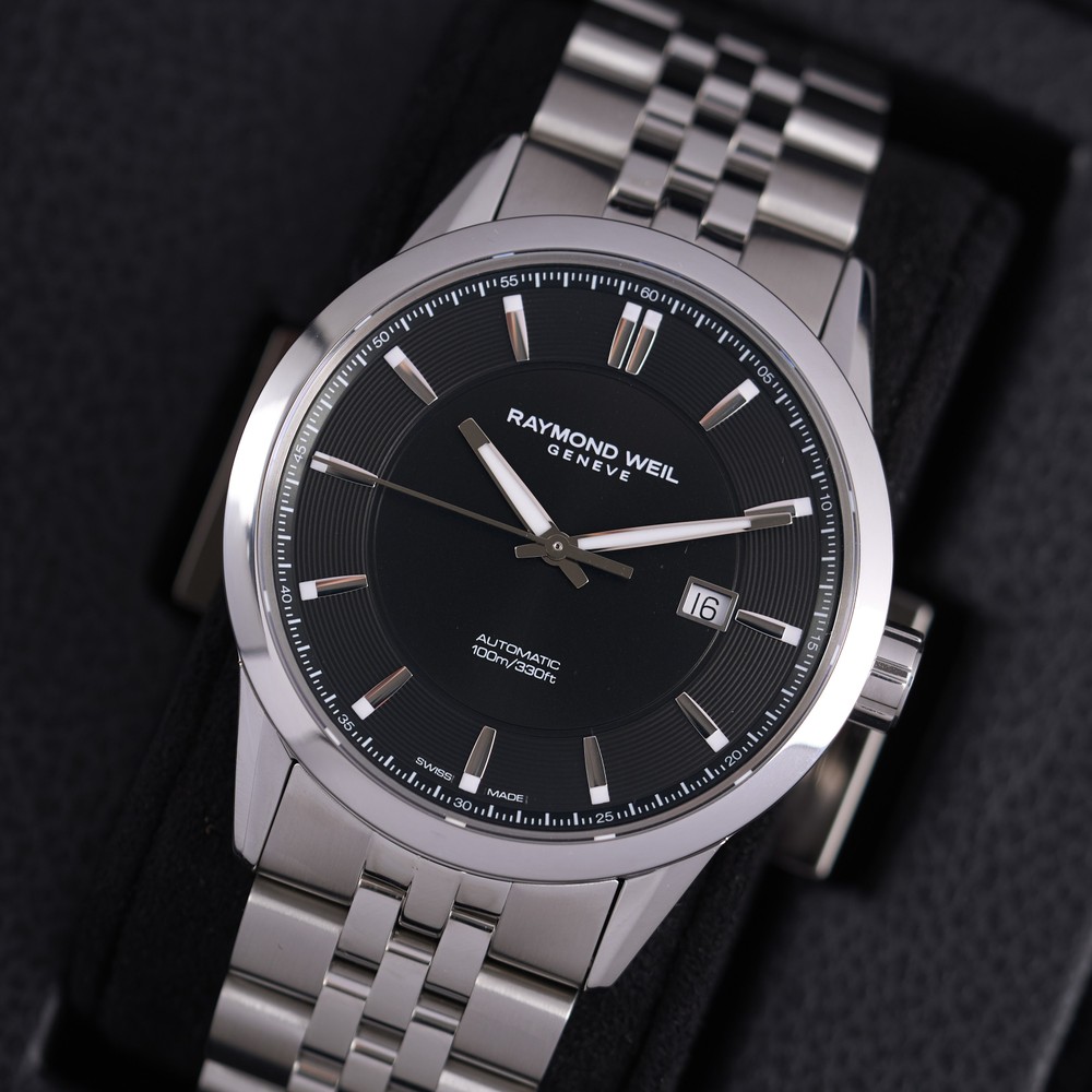 Raymond Weil Freelancer Automatic Black Dial Watch 2731-ST-20001 - 42mm