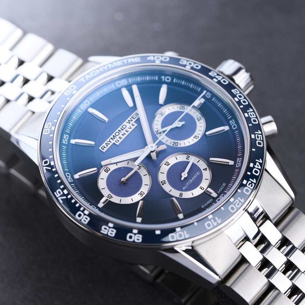 Raymond Weil Freelancer Men's Automatic Chronograph Bracelet Watch 7741-ST3-50021 - 43.5mm