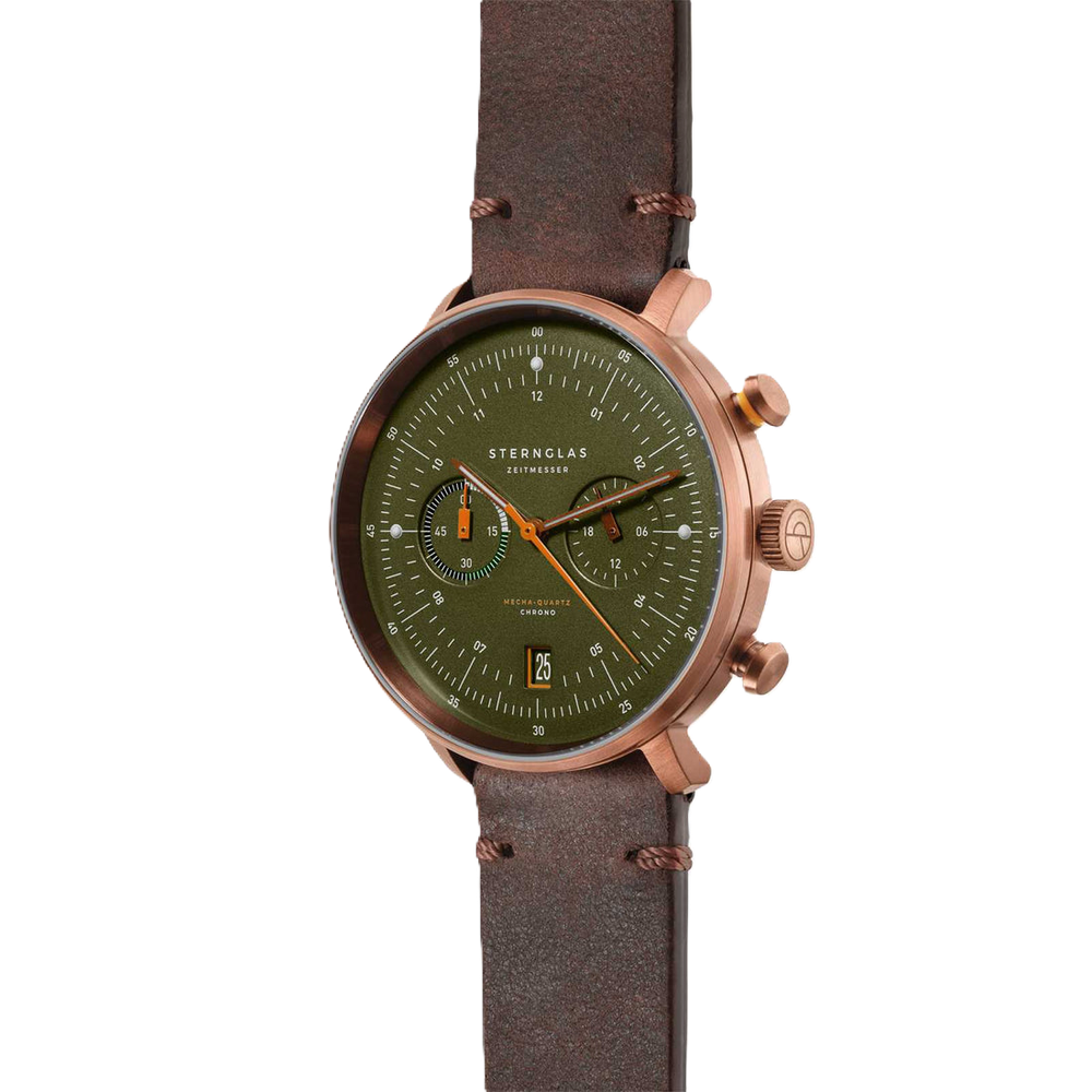 Sternglas Hamburg Chrono Dark Green S01-HC35-VI17 - 42mm