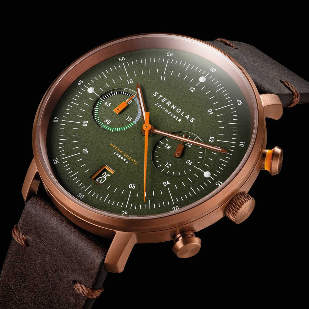 Sternglas Hamburg Chrono Dark Green S01-HC35-VI17 - 42mm