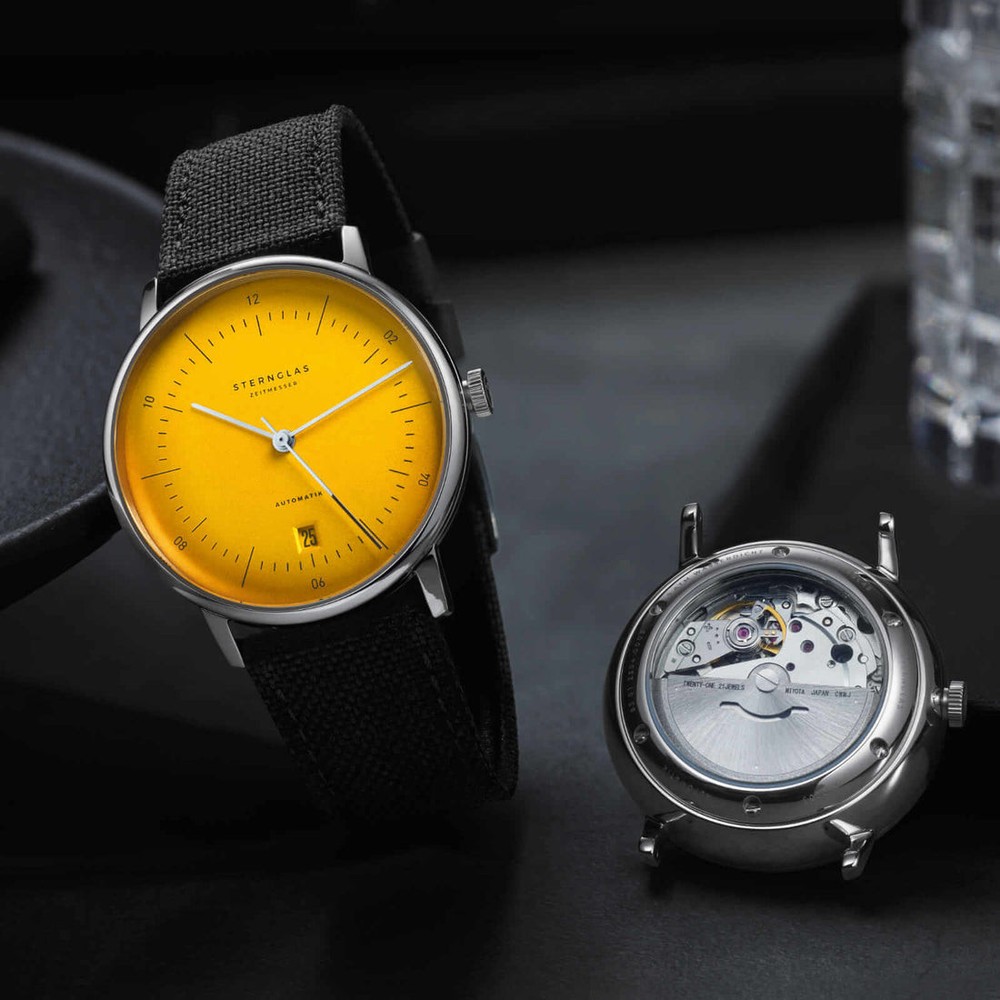 Sternglas Naos Automatic Edition Yellow S02-NAY23-NY01 - 38mm