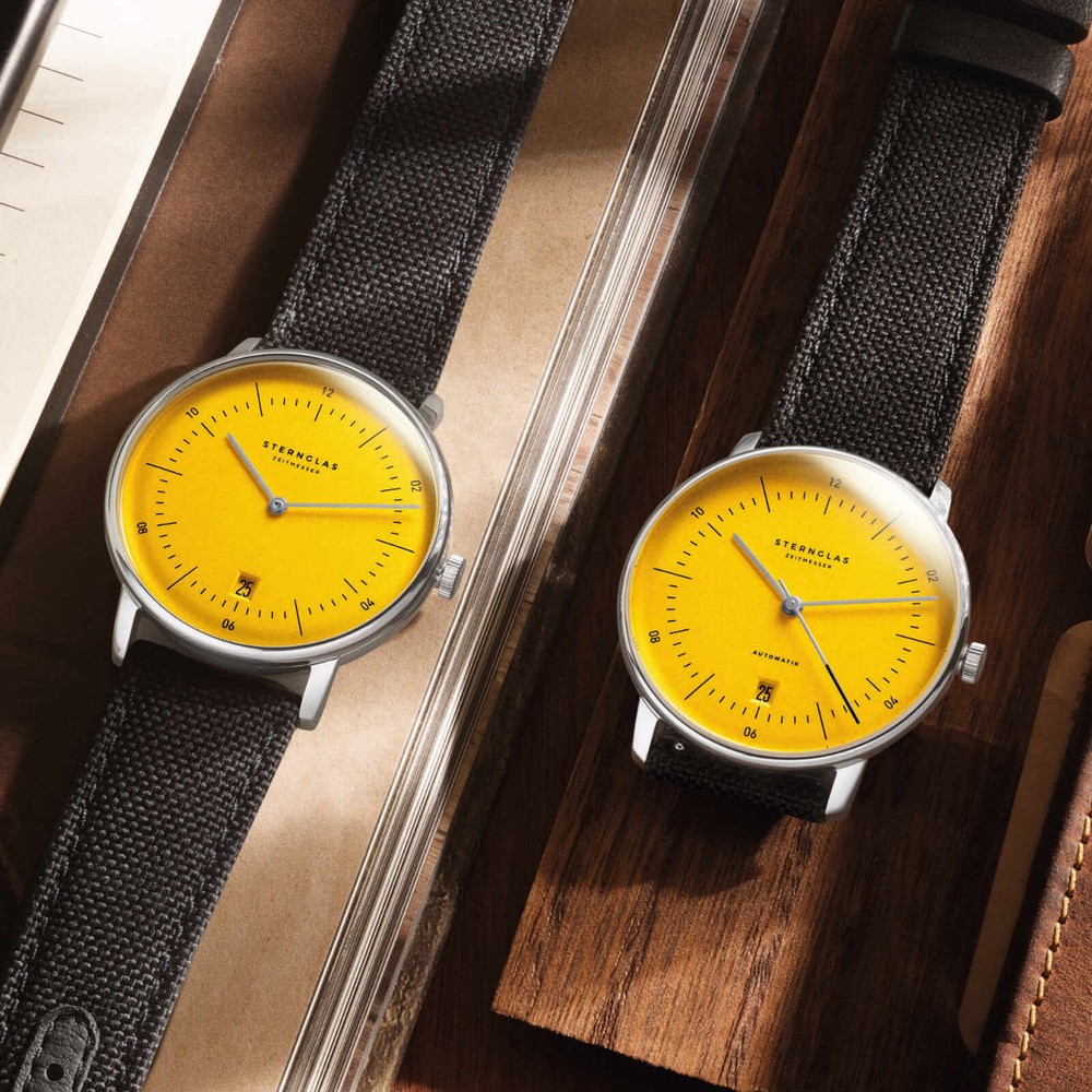 Sternglas Naos Automatic Edition Yellow S02-NAY23-NY01 - 38mm