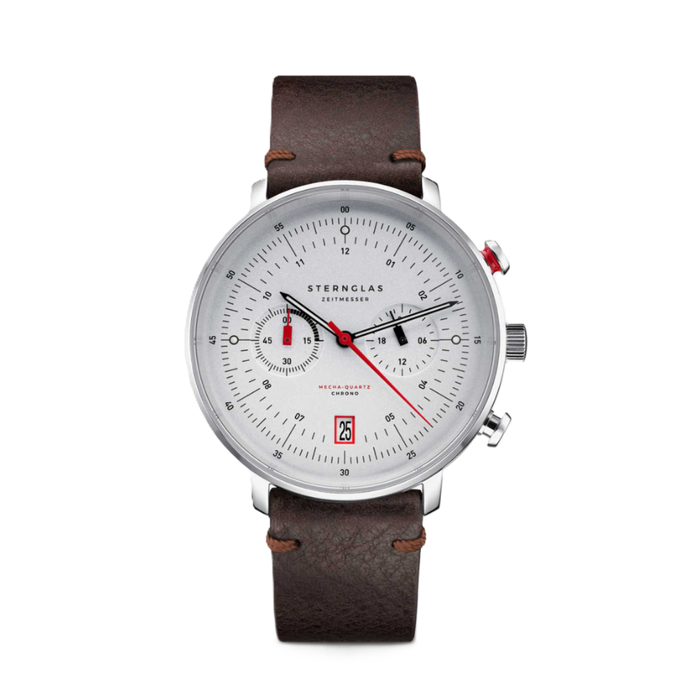 Sternglas Hamburg Chrono Mecha-Quartz Silver S01-HC10-VI11 - 42mm