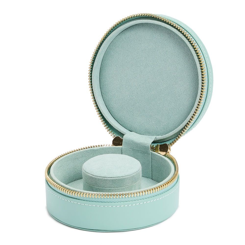 Wolf Sophia Round Zip Case Jade 392330