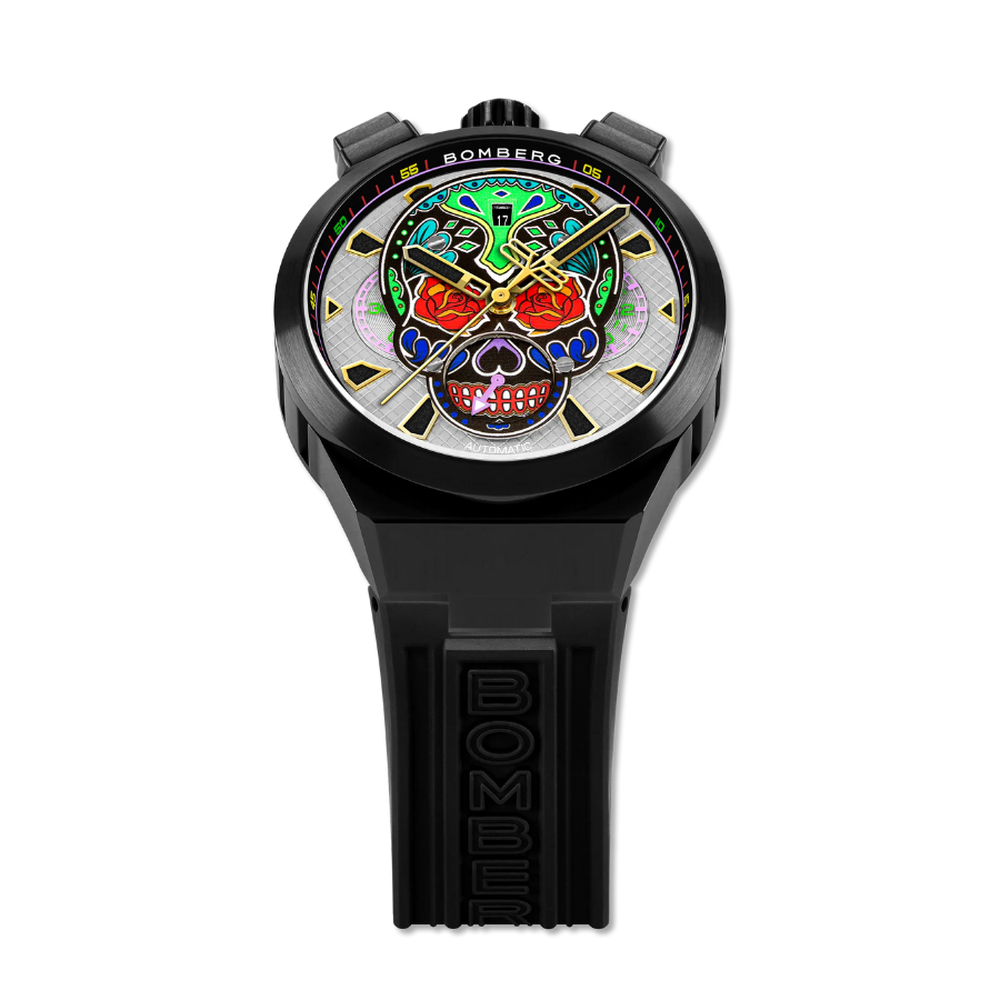 Bomberg Chrono Skull Throwback Edition Colorido Black BS45CHAPBA.24-7.12 - 44mm