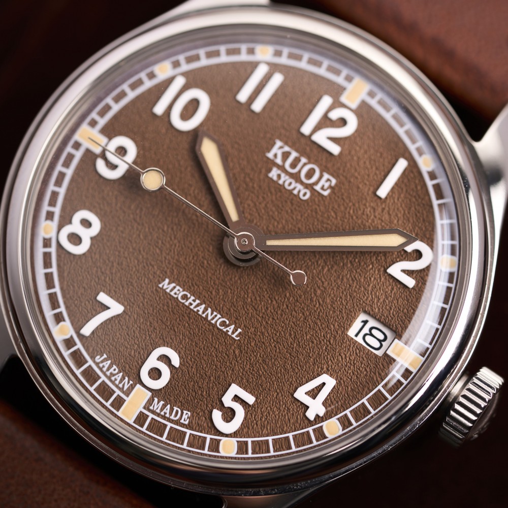 Kuoe Kyoto Old Smith 90-002 Automatic Brown With Date - 35mm