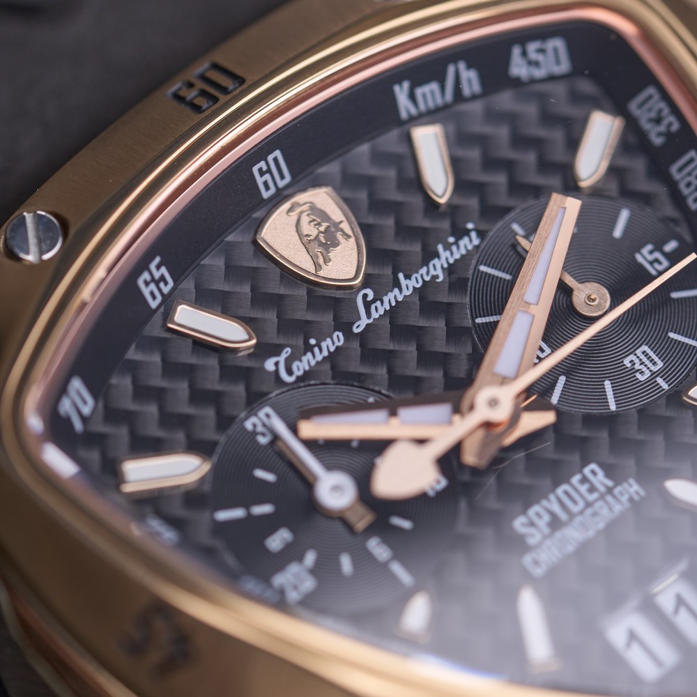 Tonino Lamborghini New Spyder Chronograph Rose Gold TLF-A13-8 - 44 x 50mm