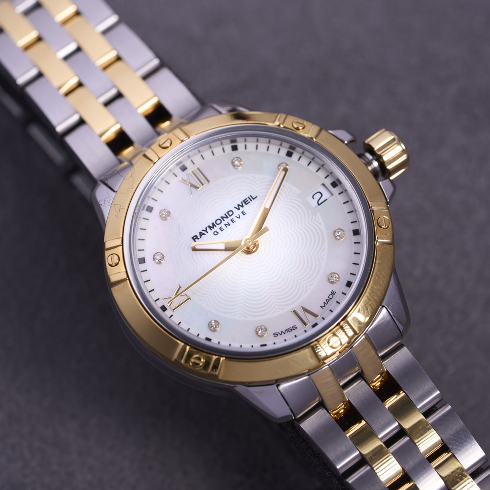 Raymond Weil Tango Classic Ladies Quartz Gold Two-Tone Stainless Steel Diamond Watch 5960-STP-00995 - 30mm