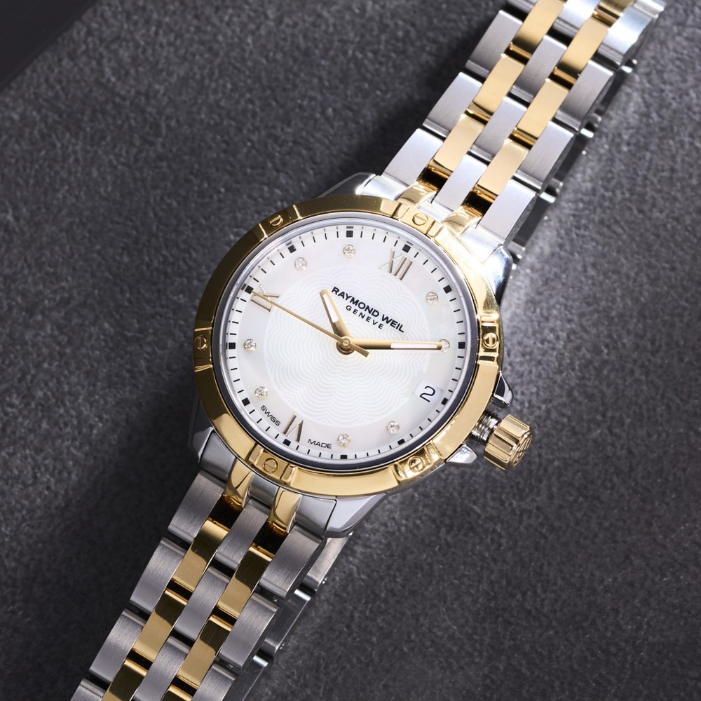 Raymond Weil Tango Classic Ladies Quartz Gold Two-Tone Stainless Steel Diamond Watch 5960-STP-00995 - 30mm