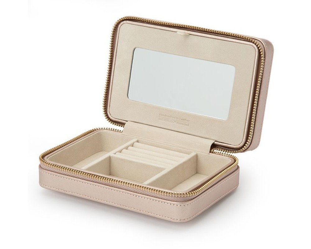 Wolf Palermo Zip Case Rose Gold 213616