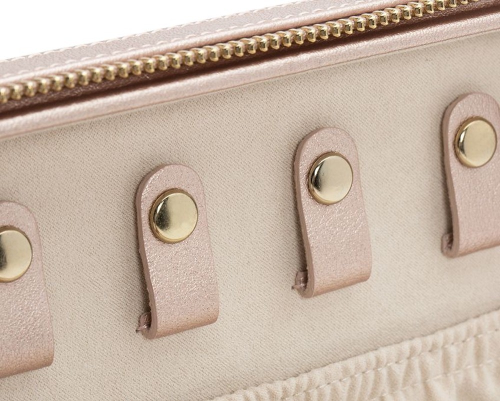Wolf Palermo Zip Case Rose Gold 213616