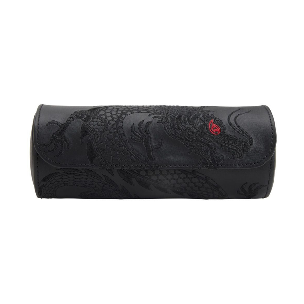 Wolf Lunar Triple Watch Roll Year of the Dragon Black 493902
