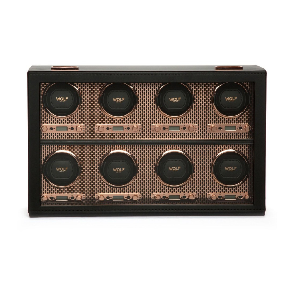 Wolf Axis 8 Piece Watch Winder Copper 469716