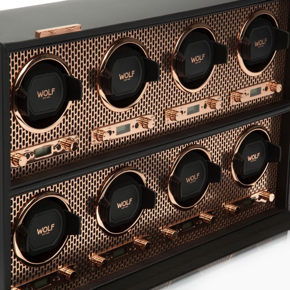 Wolf Axis 8 Piece Watch Winder Copper 469716
