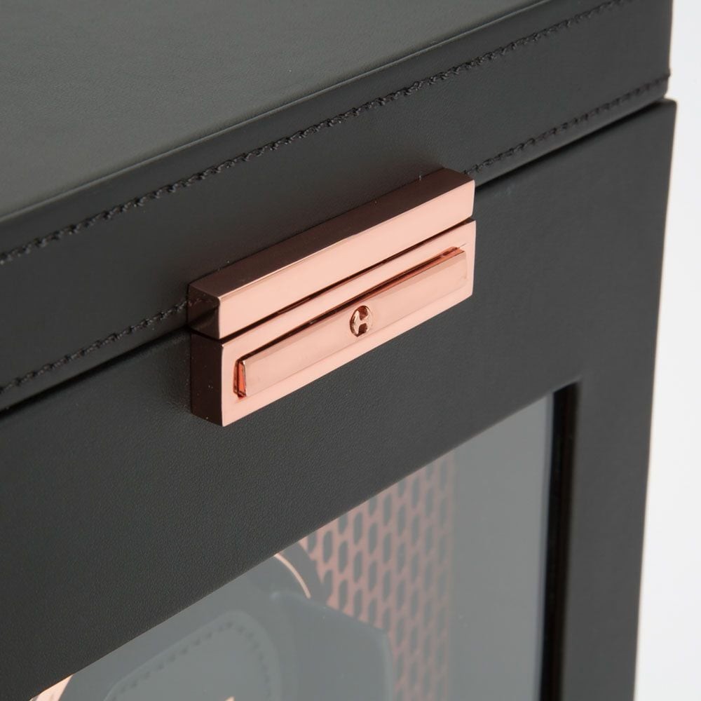 Wolf Axis Single Watch Winder With Storage Copper 469216