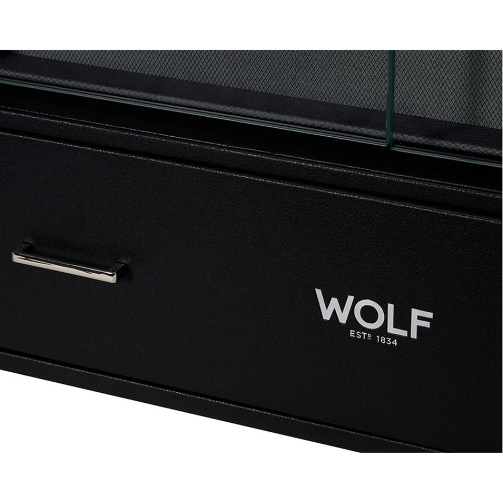 Wolf 12 Piece Watch Winder Cabinet Viceroy Black 466602