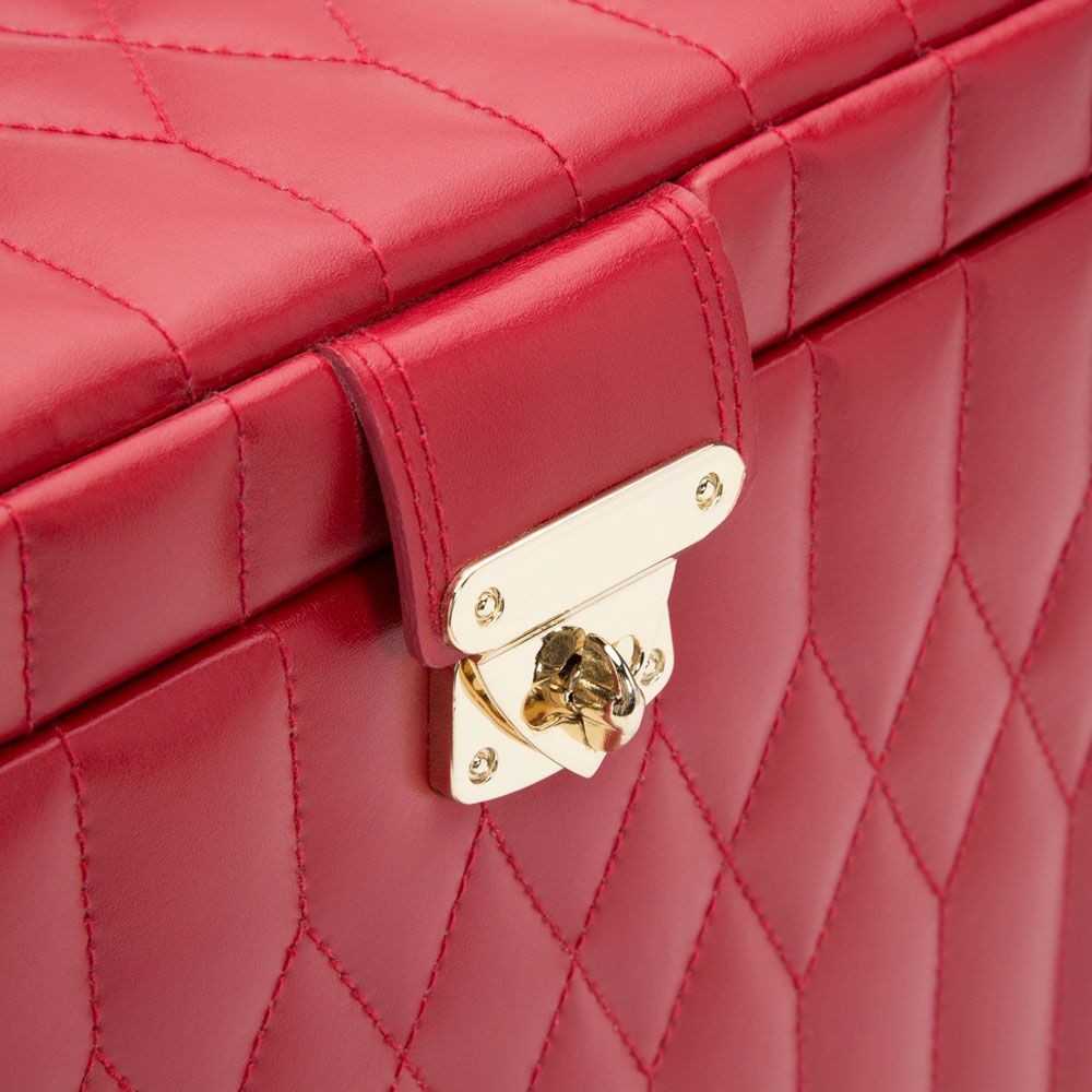 Wolf Caroline Extra Large Jewelry Case Red 329572