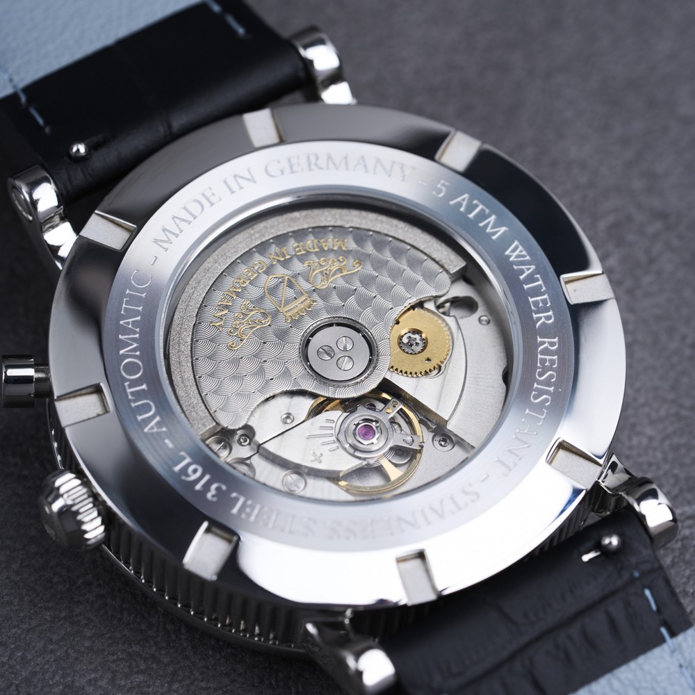 Waldhoff Multimatic Diamond Silver 03A - 42.5mm