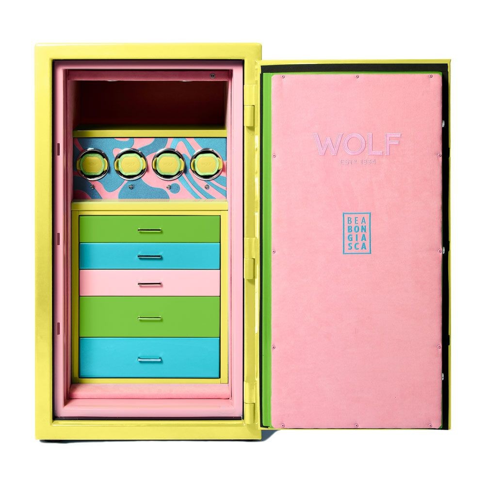 Wolf Bea Bongiasca Atlas 4 Piece Winder Safe Yellow 460460