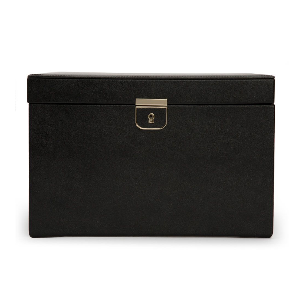 Wolf Palermo Large Jewelry Box Black Anthracite 213002