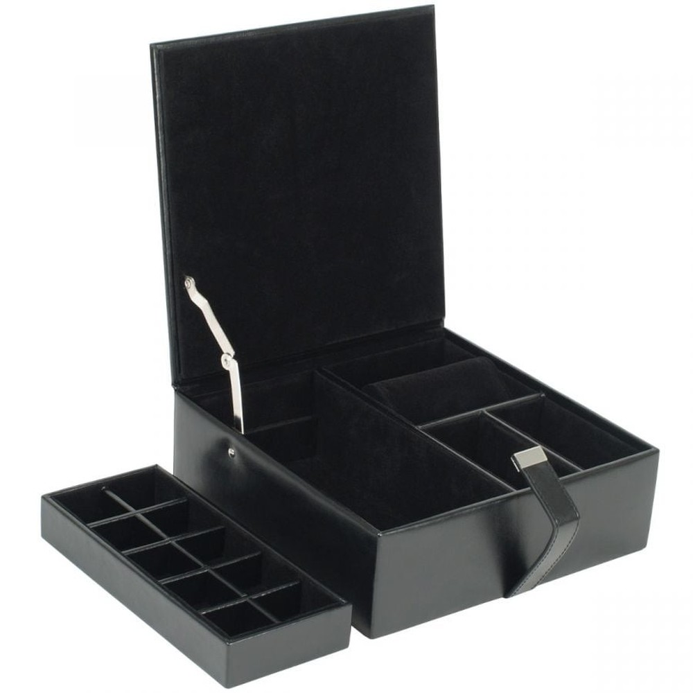 Wolf Heritage Large Valet Case Black 290702