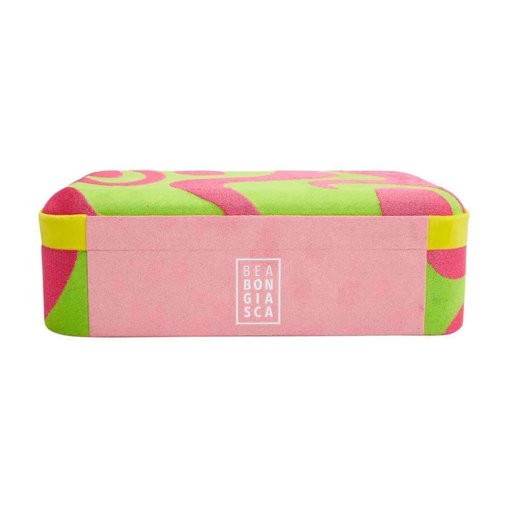 Wolf Bea Bongiasca Medium Jewelry Box Green/Pink 882008
