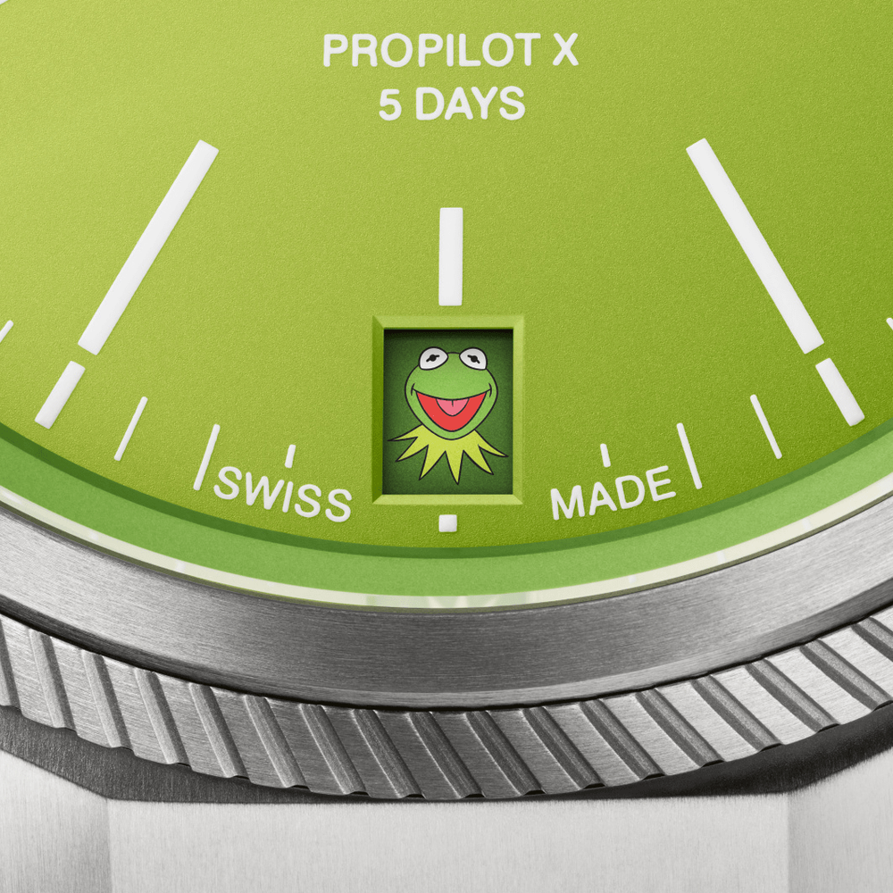 Oris Propilot X Kermit Edition 01 400 7778 7157-Set - 39mm