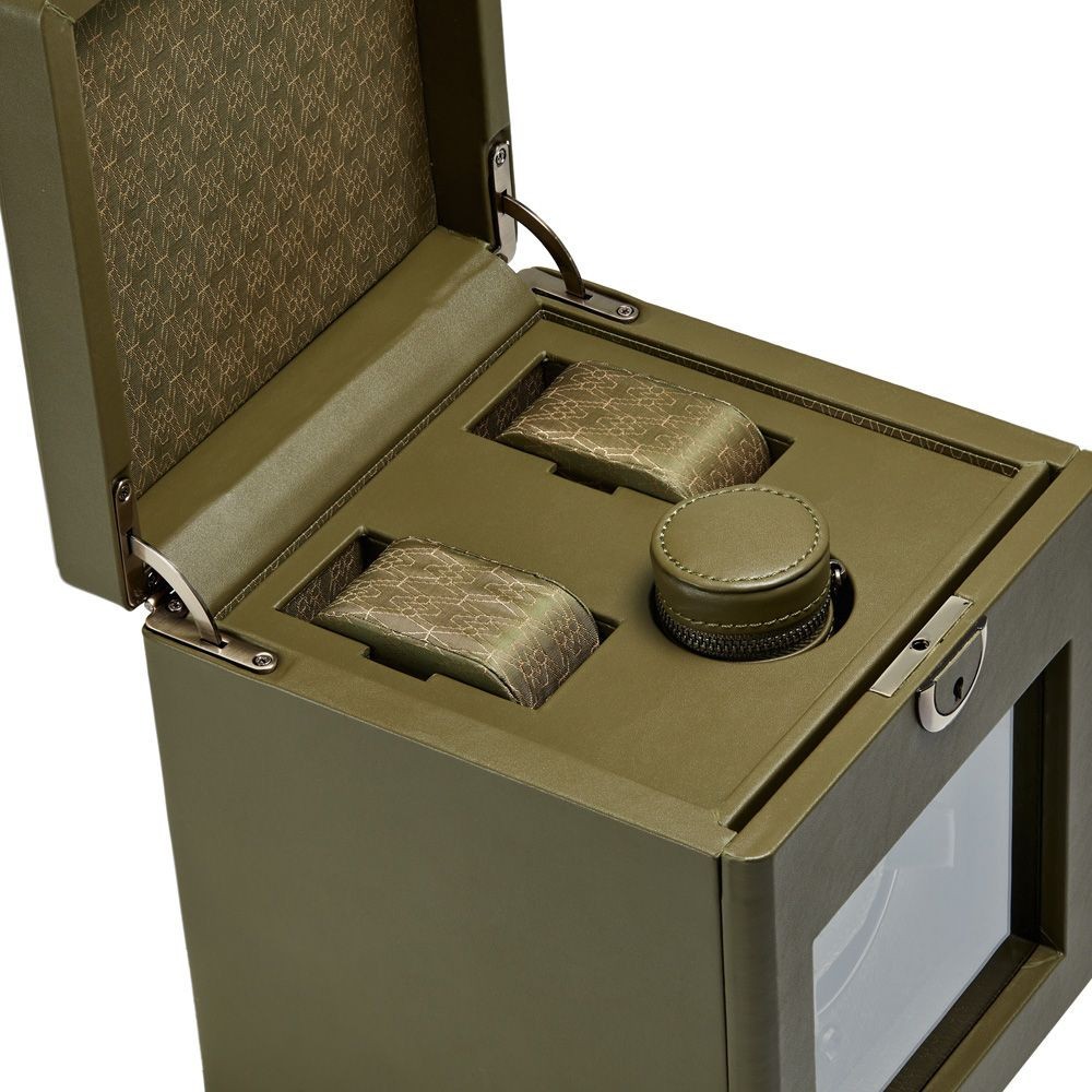 Wolf Earth Single Watch Winder Olive 190341