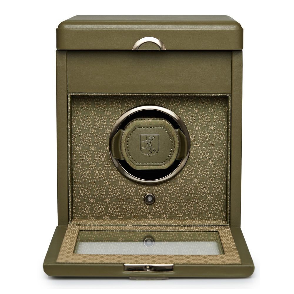 Wolf Earth Single Watch Winder Olive 190341