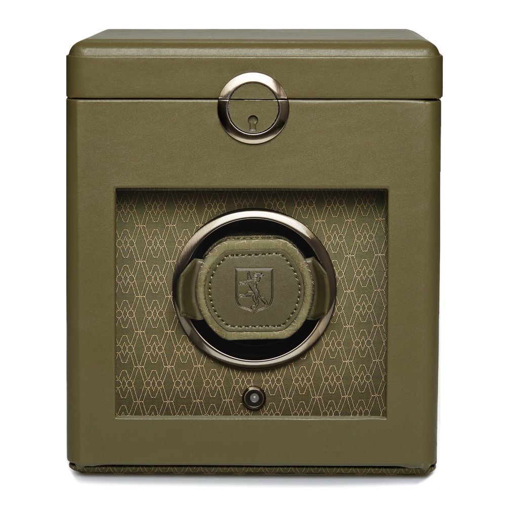 Wolf Earth Single Watch Winder Olive 190341