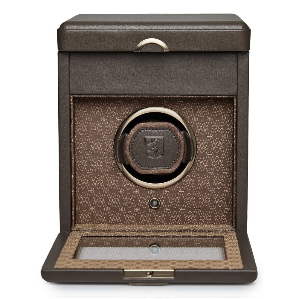 Wolf Earth Single Watch Winder Coffee 190306