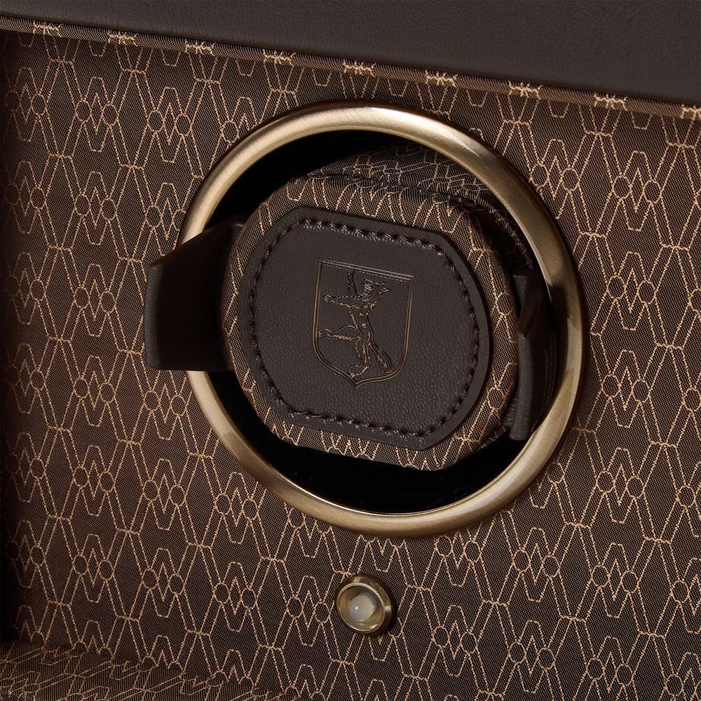 Wolf Earth Single Watch Winder Coffee 190306