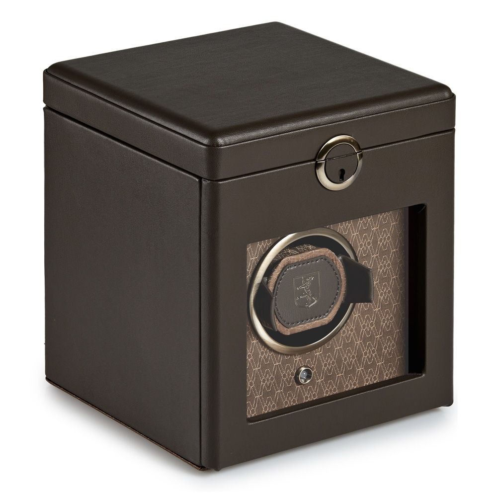 Wolf Earth Single Watch Winder Coffee 190306