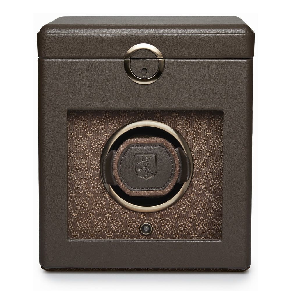 Wolf Earth Single Watch Winder Coffee 190306