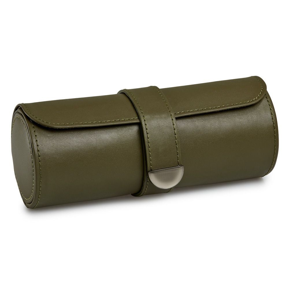 Wolf Earth Triple Watch Roll Olive 190641