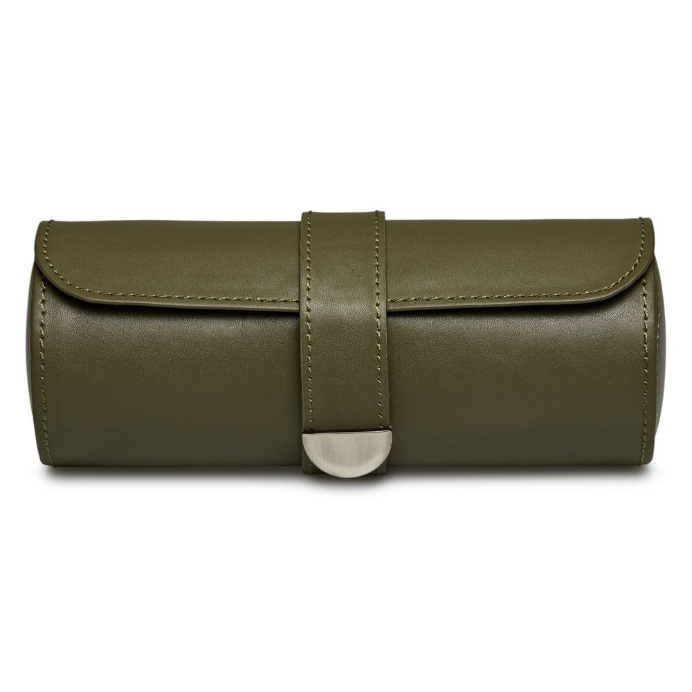 Wolf Earth Triple Watch Roll Olive 190641