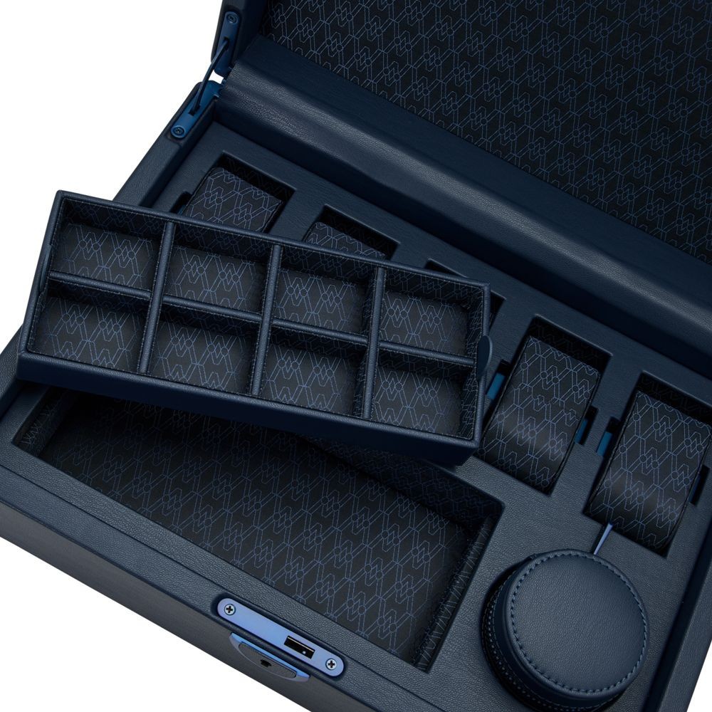 Wolf Earth 5 Piece Watch Box with Storage 190917