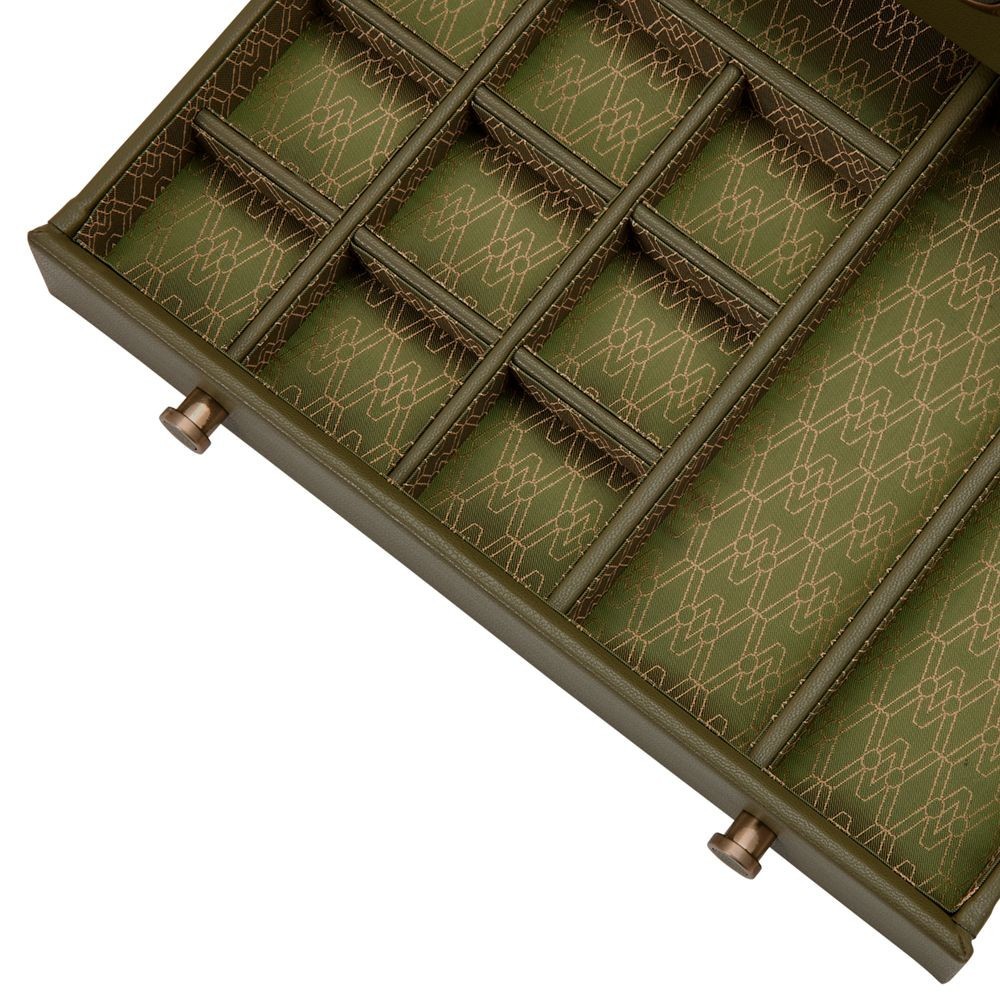 Wolf Earth Watch Stand Box Olive 190741