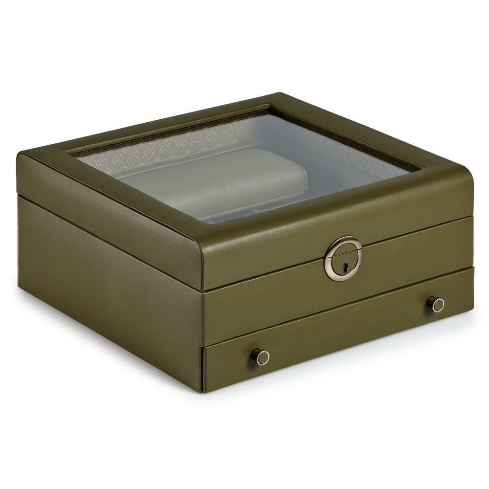 Wolf Earth Watch Stand Box Olive 190741